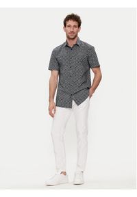 Selected Homme Koszula 16079057 Granatowy Slim Fit. Kolor: niebieski. Materiał: bawełna #4