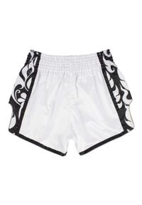 FAIRTEX - Spodenki Muay Thai Fairtex BSG3 Glory Białe/Czarne M. Kolor: biały