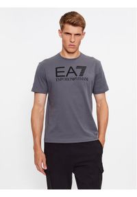 EA7 Emporio Armani T-Shirt 6RPT11 PJNVZ 1977 Szary Regular Fit. Kolor: szary. Materiał: bawełna