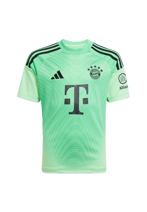 Adidas - Koszulka FC Bayern 25/26 Goalkeeper Kids. Kolor: zielony