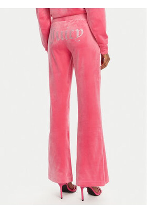 Juicy Couture Spodnie dresowe Christine JCWBJ125304 Różowy Flared Leg. Kolor: różowy. Materiał: syntetyk