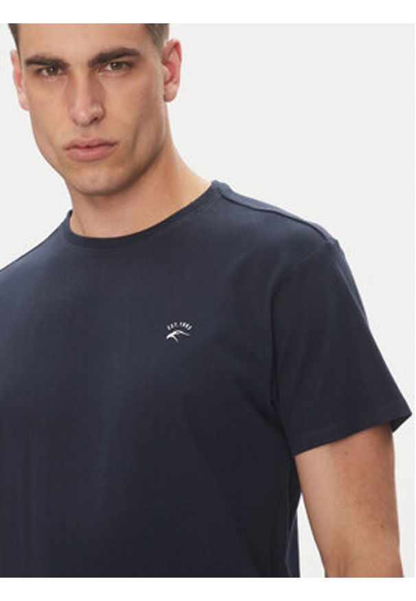 INDICODE T-Shirt Kloge 40-915 Granatowy Regular Fit. Kolor: niebieski. Materiał: bawełna