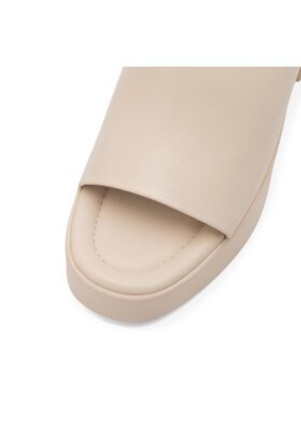 DeeZee Klapki H85819-1 Beżowy. Kolor: beżowy. Materiał: syntetyk