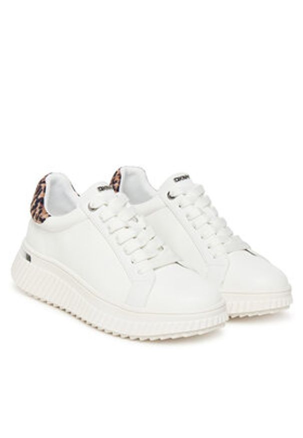 DKNY Sneakersy Lobeco K3510478 Biały. Kolor: biały. Materiał: skóra