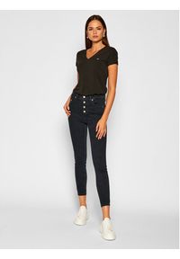 Tommy Jeans T-Shirt Tjw Skinny Stretch DW0DW09197 Czarny Slim Fit. Kolor: czarny. Materiał: bawełna #4