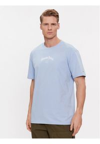Tommy Jeans T-Shirt Grunge Arch Center DM0DM17720 Niebieski Classic Fit. Kolor: niebieski. Materiał: bawełna #1