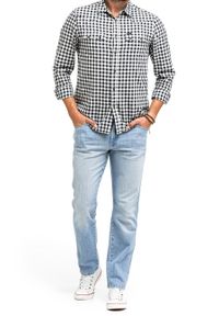 Wrangler - WRANGLER TEXAS MĘSKIE SPODNIE JEANSOWE JEANSY LOVESICK W121Y728Q 112320119. Okazja: na co dzień. Sezon: lato. Styl: klasyczny, casual, elegancki #9