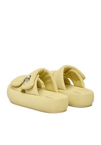 Juicy Couture Klapki CEO-WSS21515-06 Żółty. Kolor: żółty. Materiał: skóra #6