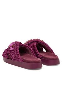 Inuikii Klapki Woven Stones 1004.003.0073 Bordowy. Kolor: czerwony. Materiał: materiał #4