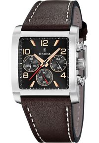 Zegarek Festina Zegarek męski Festina F20653-4 brązowy. Kolor: brązowy #1