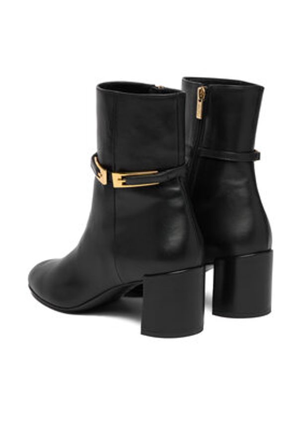 AGL Botki D140625PASOFTY0000 Czarny. Kolor: czarny. Materiał: skóra