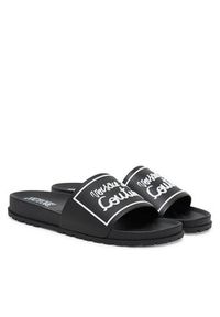 Versace Jeans Couture Klapki 78VA3SQ2 Czarny. Kolor: czarny. Materiał: syntetyk #5