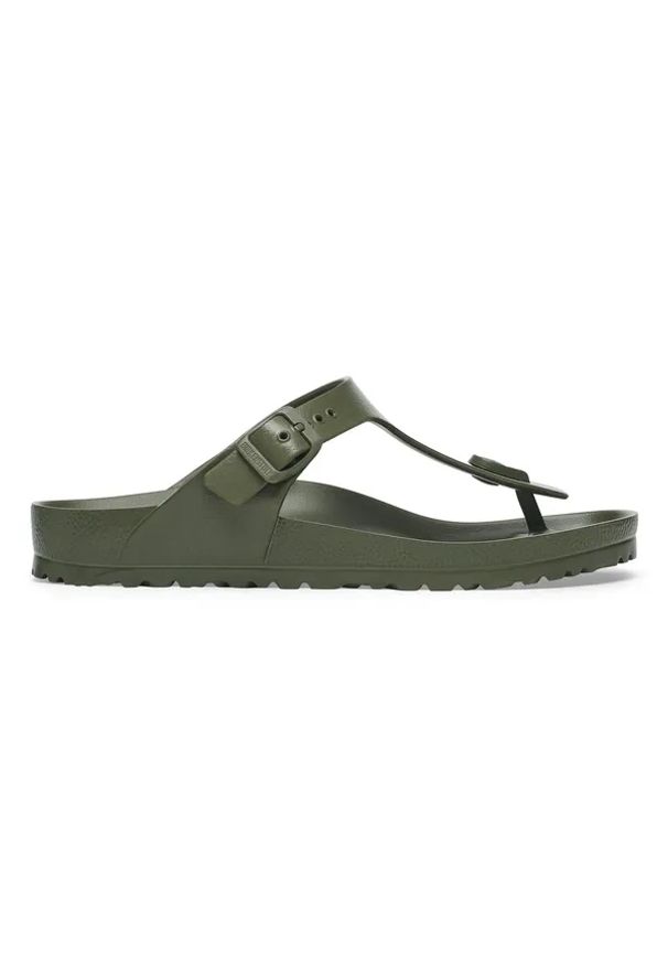 Birkenstock Gizeh EVA Japonki unisex. Okazja: na plażę. Kolor: zielony. Sezon: lato. Styl: sportowy, klasyczny, wakacyjny
