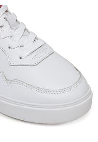 TOMMY HILFIGER - Tommy Hilfiger Sneakersy Essential Elevated Court Sneaker FW0FW08680 Biały. Kolor: biały. Materiał: skóra #6