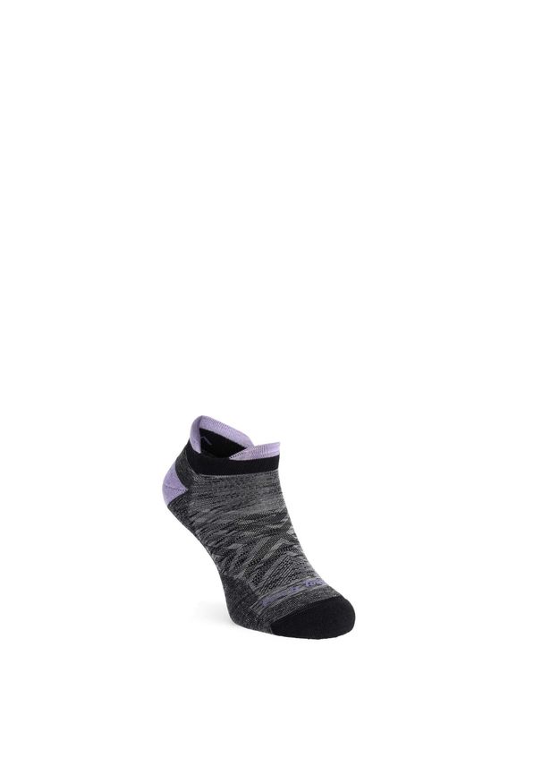 DARN TOUGH - Skarpetki damskie Darn Tough Run No Show Tab Ultra-Lightweight with Cushion. Kolor: szary. Sport: bieganie