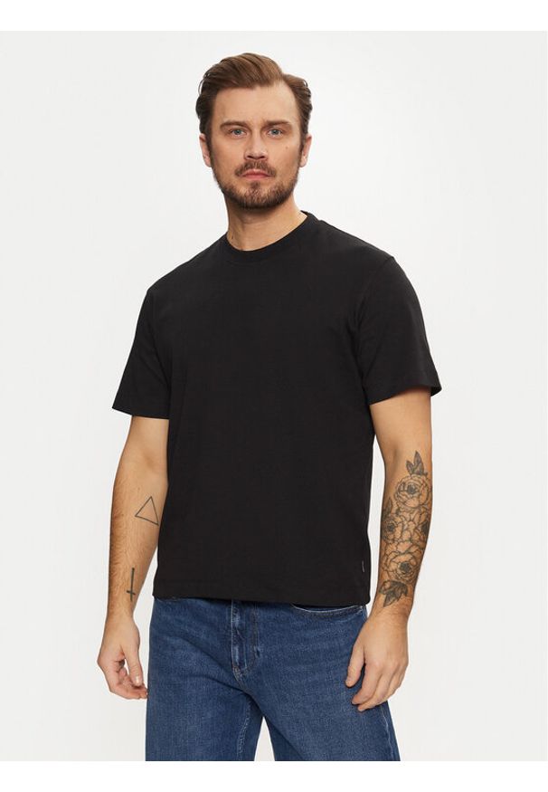 Jack & Jones - Jack&Jones T-Shirt Urban Edge 12254412 Czarny Loose Fit. Kolor: czarny. Materiał: bawełna