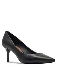 Gino Rossi - GINO ROSSI Czółenka V255-03 Czarny. Kolor: czarny. Materiał: skóra. Obcas: na szpilce #4