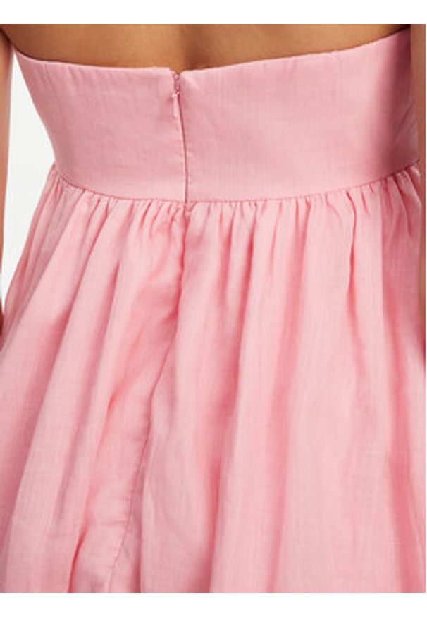 BARDOT Sukienka letnia 60006DB Różowy Regular Fit. Kolor: różowy. Sezon: lato