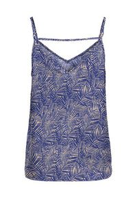 only - ONLY Top Nova 15222159 Niebieski Regular Fit. Kolor: niebieski. Materiał: wiskoza #3