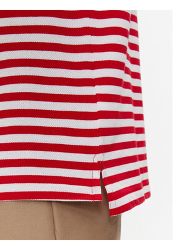 TOMMY HILFIGER - Tommy Hilfiger Polo 1985 MW0MW17770 Czerwony Regular Fit. Typ kołnierza: polo. Kolor: czerwony. Materiał: bawełna