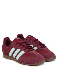 Adidas - adidas Sneakersy Barreda Lo Shoes KJ4734 Bordowy. Kolor: czerwony. Materiał: skóra, zamsz #3