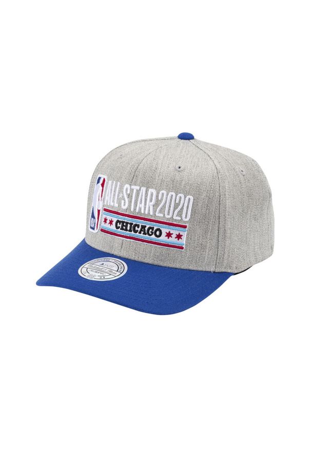 Czapka typu snapback Mitchell & Ness Heather Stars 110 Flex NBA All Star. Kolor: szary. Styl: sportowy
