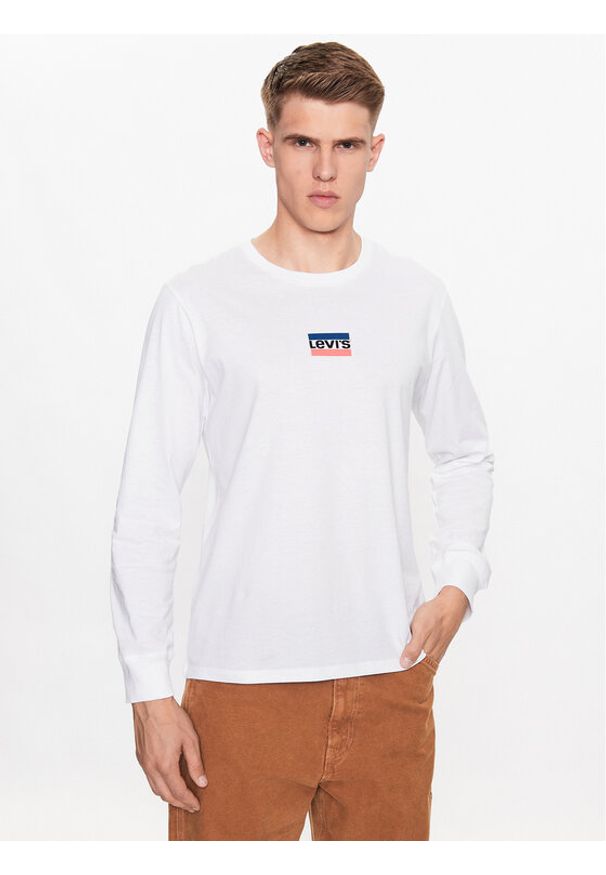 Levi's® Longsleeve Graphic Mini 36015-0158 Biały Regular Fit. Kolor: biały. Materiał: bawełna. Długość rękawa: długi rękaw