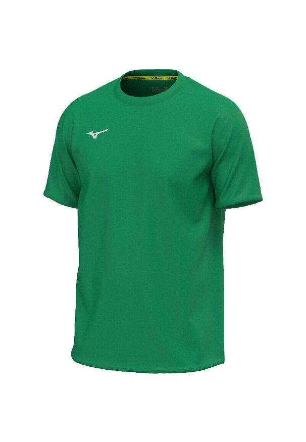 Koszulka Mizuno Team Core. Kolor: zielony. Sport: fitness