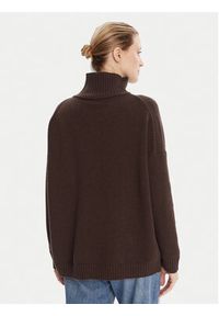 Weekend Max Mara Golf Borgia 2525366112 Brązowy Relaxed Fit. Typ kołnierza: golf. Kolor: brązowy. Materiał: wełna #2