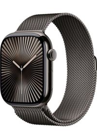 APPLE - Smartwatch Apple Watch 10 GPS + Cellular 46mm Slate Titanium Milanese Loop S/M Czarny (MC7R4QC/A). Rodzaj zegarka: smartwatch. Kolor: czarny #1