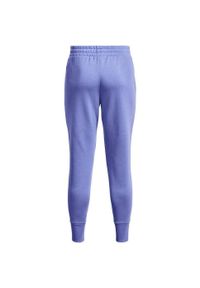 Under Armour - Spodnie Do Biegania Rival Fleece Dla Kobiet. Kolor: fioletowy. Sport: turystyka piesza