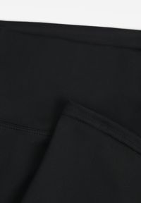 Born2be - Czarne Legginsy o Kroju Dzwonów z Wysokim Stanem i Modelującym Marszczeniem Pronone. Okazja: na co dzień. Stan: podwyższony. Kolor: czarny. Materiał: jeans. Długość: krótkie. Styl: casual, elegancki #2