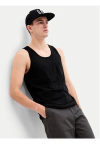 GAP - Gap Tank top 545873-00 Czarny Regular Fit. Kolor: czarny. Materiał: bawełna #3