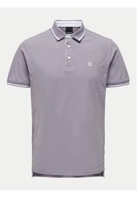 Only & Sons Polo Fletcher 22024827 Fioletowy Regular Fit. Typ kołnierza: polo. Kolor: fioletowy. Materiał: bawełna #7
