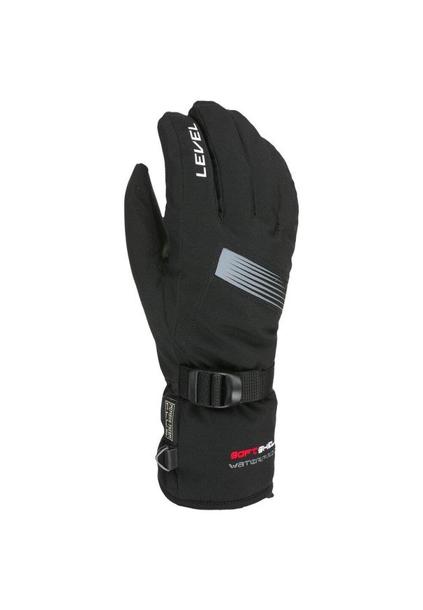 Rękawice narciarskie Level Hero. Kolor: czarny. Sezon: zima. Sport: narciarstwo
