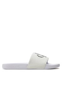 Calvin Klein Jeans Klapki Slide Monogram Co YW0YW00103 Biały. Kolor: biały #1