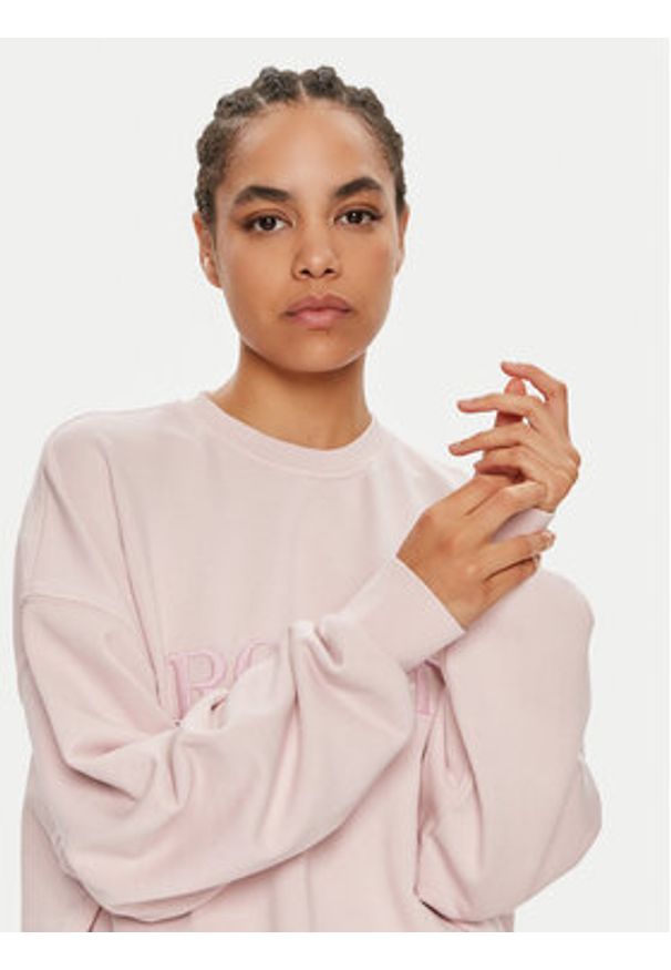 ROTATE Bluza Irisa 1125031011 Różowy Boxy Fit. Kolor: różowy. Materiał: bawełna