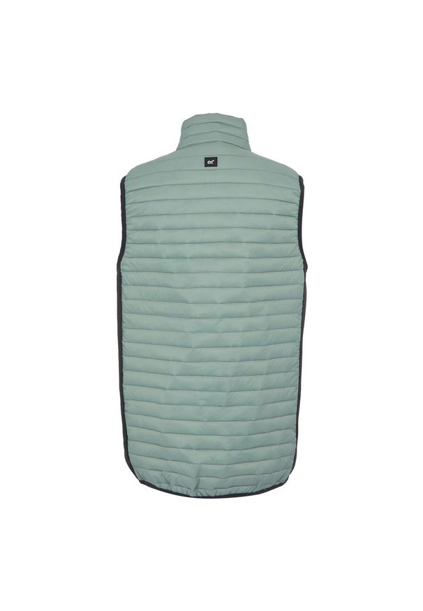 Regatta - Męska Kurtka Andreson Hybrid Padded Jacket. Kolor: fioletowy, szary, wielokolorowy. Materiał: puch. Sport: turystyka piesza