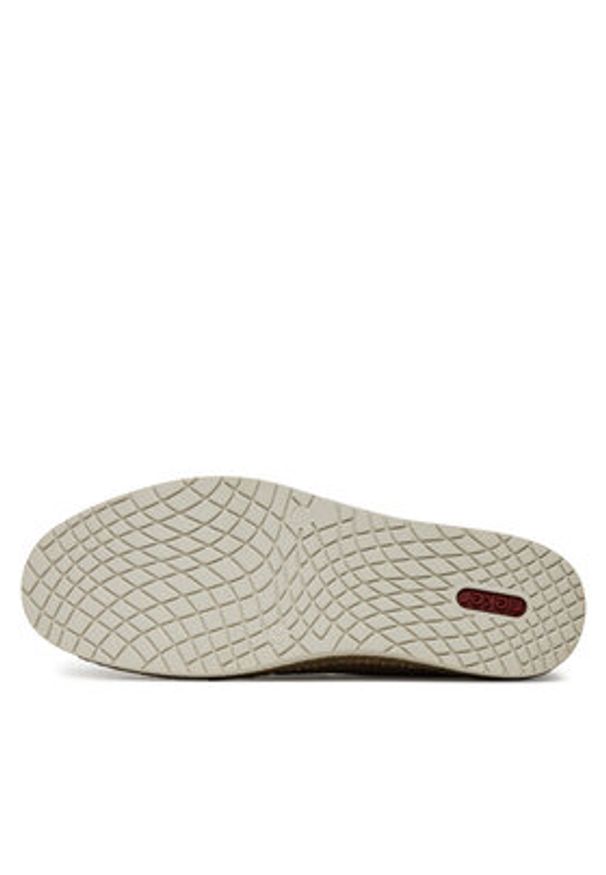 Rieker Espadryle B5265-65 Beżowy. Kolor: beżowy. Materiał: materiał