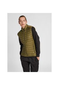 Damska kurtka bez rękawów Hummel Red. Kolor: zielony. Materiał: puch. Długość rękawa: bez rękawów #1