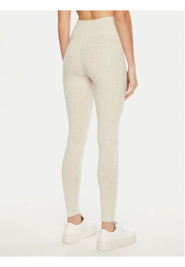 AMERICAN VINTAGE - American Vintage Legginsy Ypawood YPA04BH24 Écru Slim Fit. Materiał: bawełna. Styl: vintage
