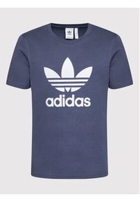 Adidas - adidas T-Shirt adicolor Classics Trefoil HE9512 Granatowy Regular Fit. Kolor: niebieski. Materiał: bawełna #4