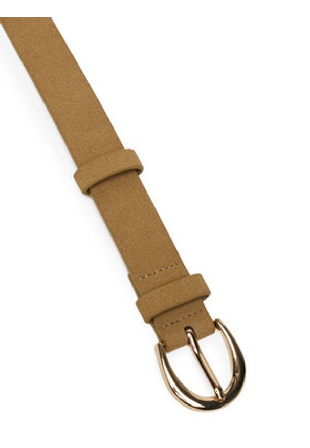 DeeZee Pasek Damski SS24233 Brązowy. Kolor: brązowy. Materiał: skóra