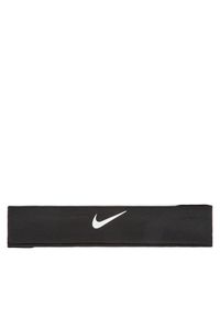 Opaska materiałowa Nike. Kolor: czarny. Materiał: materiał #1