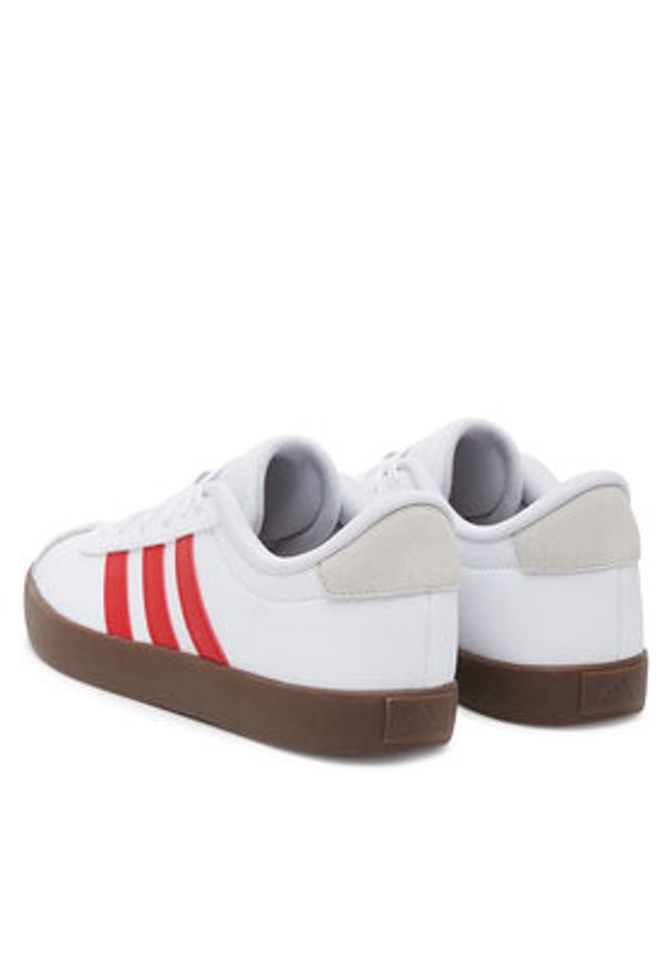 Adidas - adidas Sneakersy VL COURT 3.0 K IH3484 Biały. Kolor: biały. Materiał: materiał, syntetyk