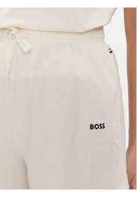 BOSS - Boss Szorty piżamowe 50515606 Beżowy Regular Fit. Kolor: beżowy. Materiał: bawełna #3