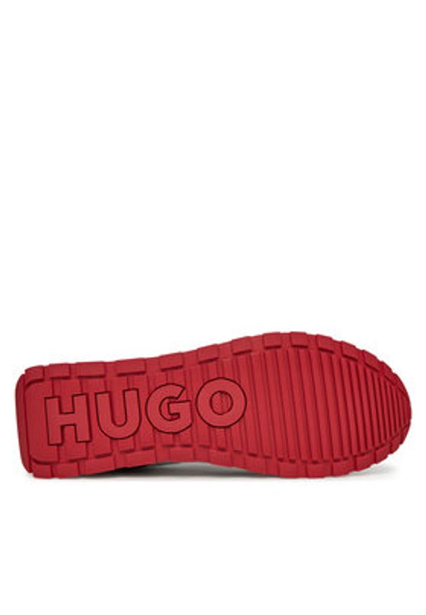 Hugo - HUGO Sneakersy Icelin 50536568 Kolorowy. Materiał: skóra. Wzór: kolorowy