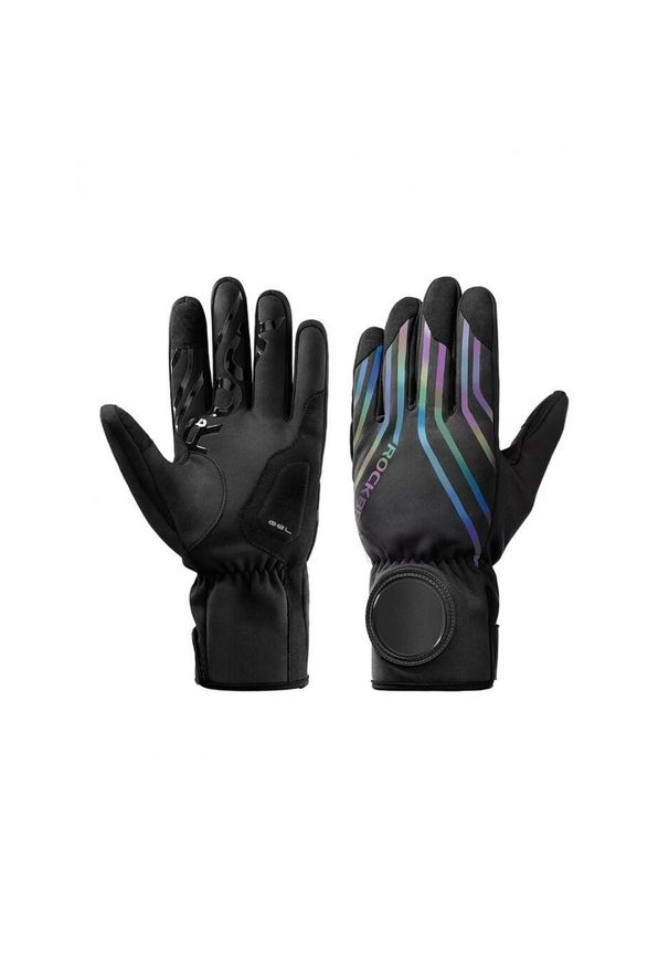 ROCKBROS - Zimowe rękawiczki sportowe unisex Rockbros 1614024000. Kolor: czarny. Sezon: zima. Sport: kolarstwo