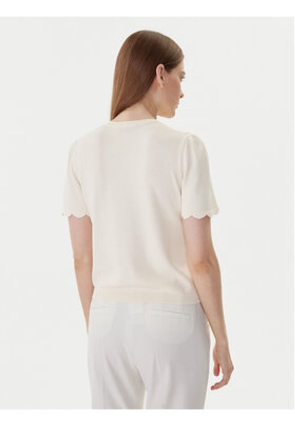TwinSet - TWINSET Bluzka 252TP3203 Beżowy Regular Fit. Kolor: beżowy. Materiał: syntetyk
