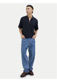 Jack & Jones Polo Austin 12279177 Granatowy Regular Fit. Typ kołnierza: polo. Kolor: niebieski. Materiał: bawełna #3